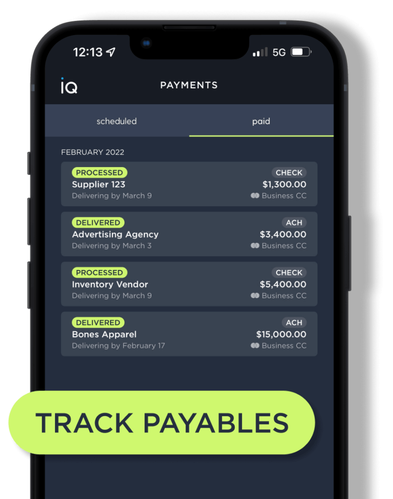Download the Plastiq Mobile App for payables on the go.